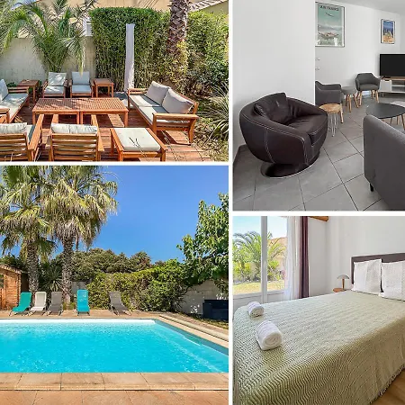 Apartment Maison Spacieuse, Piscine Parking Prive & Jardin *